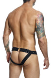 MaleBasics DMBL04 DNGEON Peakaboo Jockstrap Color Black