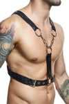 MaleBasics DMBL09 DNGEON Cross Chain Harness Color Black