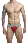 MaleBasics MBL107 MOB Classic Fetish Jock 3 Inches Jockstrap Color Red