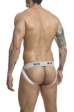 MaleBasics MBL107 MOB Classic Fetish Jock 3 Inches Jockstrap Color White