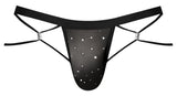 Male Power 384-288 Show Stopper Jock Color Silver Mesh Dot