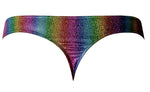 Male Power 421-297 Pack N Play Thong with Front Condom Pouch Color Rainbow