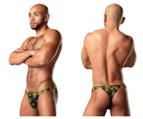 Male Power 433-285 Petal Power Micro Thong  Color Daisy Print