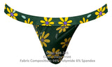 Male Power 433-285 Petal Power Micro Thong  Color Daisy Print