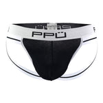 PPU 0965 Jockstrap Color White-Black