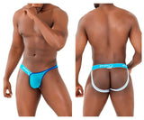 PPU 2308 One Side Mesh Jockstrap Color Turquoise