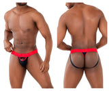 PPU 2313 Peek-a-boo Jockstrap Color Black