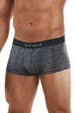 Papi 626183-962 Cool2 2PK Solid-Print Brazilian Trunks Color Black-Gray