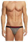 Papi 980911-950 3PK Cotton Stretch Jockstrap Color Red-Gray-Black