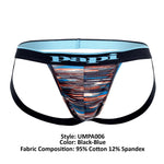 Papi UMPA006 2PK Jockstrap Color Black-Blue