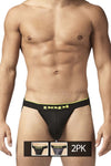 Papi UMPA049 2PK Microflex Jockstrap Color Charcoal-Graphic