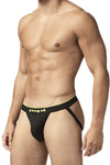 Papi UMPA049 2PK Microflex Jockstrap Color Charcoal-Leopard