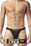 Papi UMPA049 2PK Microflex Jockstrap Color Gray-Texture