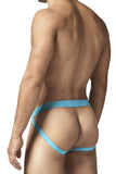 Papi UMPA051 Fashion Microflex Brazilian Jockstrap Color Blue Pixel Print