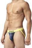 Papi UMPA051 Fashion Microflex Brazilian Jockstrap Color Ocean Multi Print