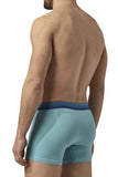 Papi UMPA088 2PK Microflex Brazilian Boxer Briefs Color Turquoise-Black