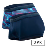 Papi UMPA107 2PK Microflex Performance Trunks Color Blue-Printed