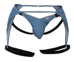 Pikante PIK 0985 Hare Garter Jockstrap Color Blue