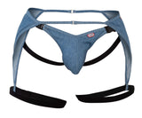 Pikante PIK 0985 Hare Garter Jockstrap Color Blue