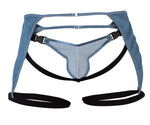 Pikante PIK 0985 Hare Garter Jockstrap Color Blue