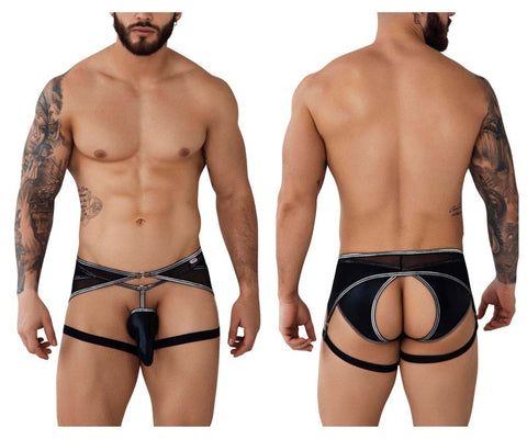 Pikante PIK 0987 Abuya Garter Jockstrap Color Black