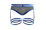 Pikante PIK 1082 Lujueria Garter Thongs Color Blue