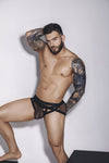 Pikante PIK 1093 Oomph Mesh Briefs Color Black