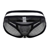 Pikante PIK 1093 Oomph Mesh Briefs Color Black