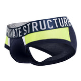 Private Structure BAUT4388 Athlete Mini Briefs Color Navy Ranger