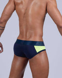 Private Structure BAUT4388 Athlete Mini Briefs Color Navy Ranger