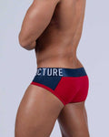 Private Structure BAUT4388 Athlete Mini Briefs Color Red Falcon