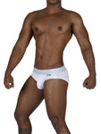 Private Structure EPUT4385 Pride 2PK Mid Waist Mini Briefs Color White-Green