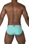 Private Structure EPUT4385 Pride 2PK Mid Waist Mini Briefs Color White-Green