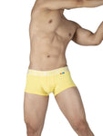 Private Structure EPUT4386 Pride 2PK Mid Waist Trunks Color Yellow-Blue