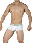 Private Structure MOUX4103 Mo Lite Mid Waist Trunks Color White