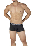 Private Structure PBUT4379 Bamboo Mid Waist Trunks Color Raven Black