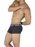 Private Structure PBUT4379 Bamboo Mid Waist Trunks Color Raven Black