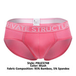 Private Structure PBUZ3748 Platinum Bamboo Contour Briefs Color Blush