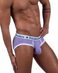 Private Structure SCUS4529 Classic Mid Waist Mini Briefs Color Purple