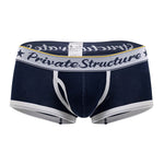 Private Structure SCUS4530 Classic Mid Waist Trunks Color Navy