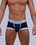 Private Structure SCUS4530 Classic Mid Waist Trunks Color Navy