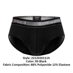 Unico 22120201114 Nebuloso M22 Briefs Color 99-Black