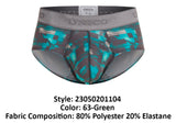 Unico 23050201104 Escaque Briefs Color 63-Green