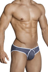 Xtremen 91021-3 3PK Briefs Color Black-Gray-Blue