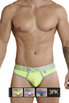 Xtremen 91031-3 3PK Thongs Color Green-White-Blue