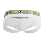 Xtremen 91032 Butt lifter Jockstrap Color White-Silver