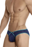 Xtremen 91040-3 3PK Briefs Color Black-White-Blue