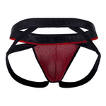 Xtremen 91085 Microfiber Jacquard Jockstrap Color Red