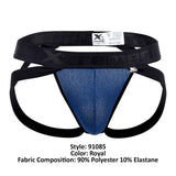 Xtremen 91085 Microfiber Jacquard Jockstrap Color Royal