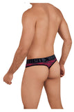 Xtremen 91100 Microfiber Mesh Thongs Color Red